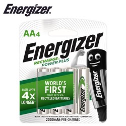 Energizer Recharge 2A - AA 4-Pack