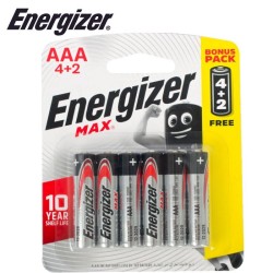 Energizer Max AAA - 6-Pack