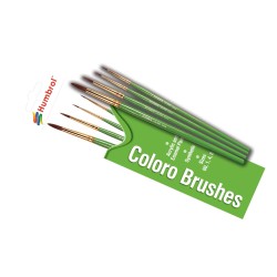 Coloro Brush Set 00, 1, 4, 8