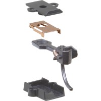 #5 HO Scale (NO.5®) Universal Metal Couplers with Gearboxes - Medium (9/32") Centerset Shank
