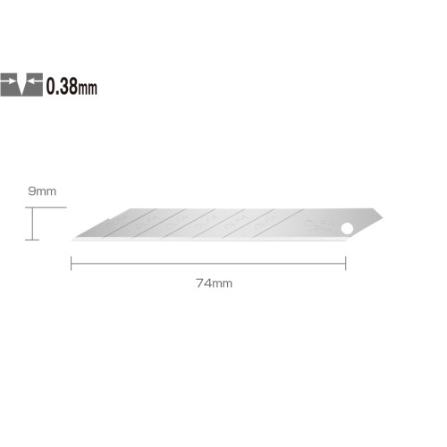 Blades 9mm 30deg (10)