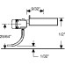 #142 HO Scale 140-Series Whisker® Metal Couplers with Gearboxes - Medium (9/32") Overset Shank