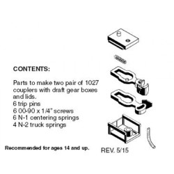 Body Mount Couplers short shank (1027)